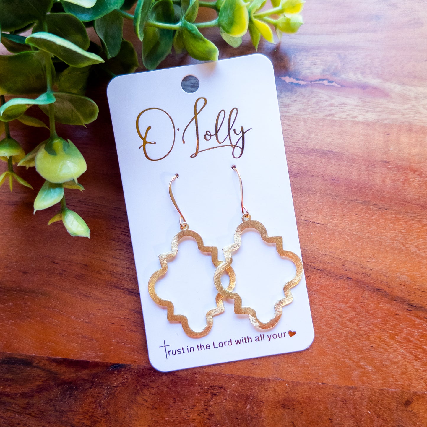 Gold Earrings Style 22