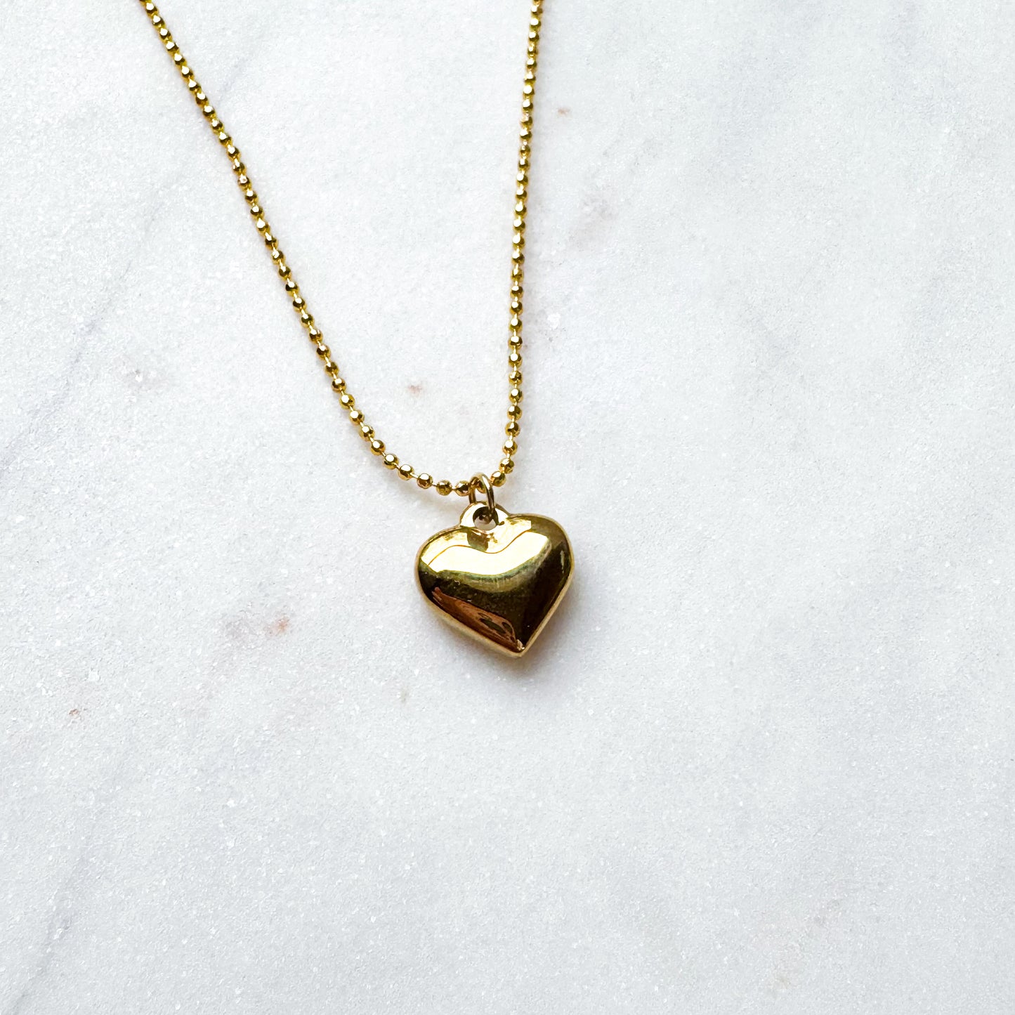 Gold Heart Necklace
