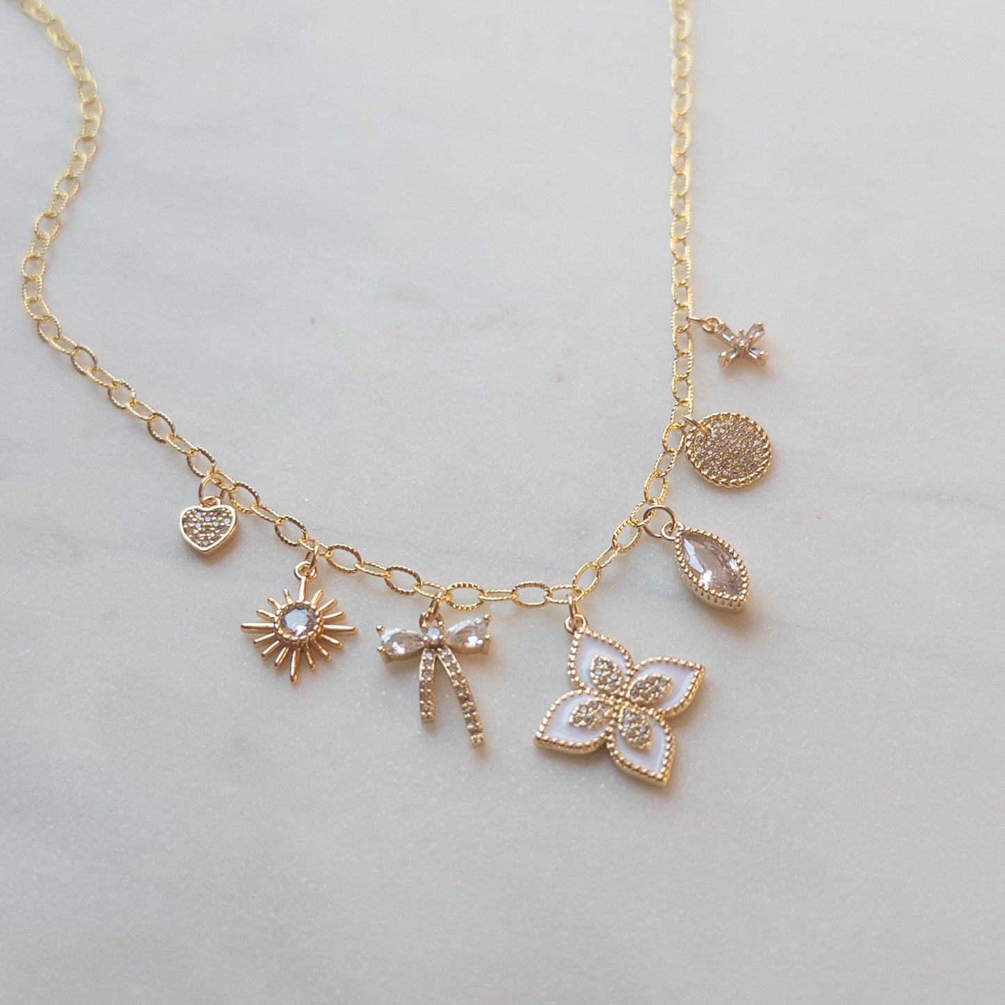 O’Lolly CZ Charm Necklace S12