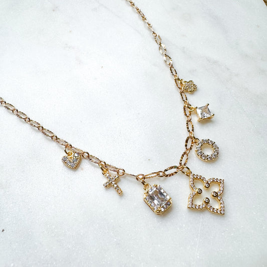 O’Lolly CZ Charm Necklace S1