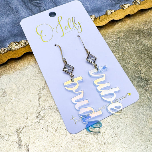 O’Lolly “Bride Tribe” Earrings for Bridesmaids (SALE)