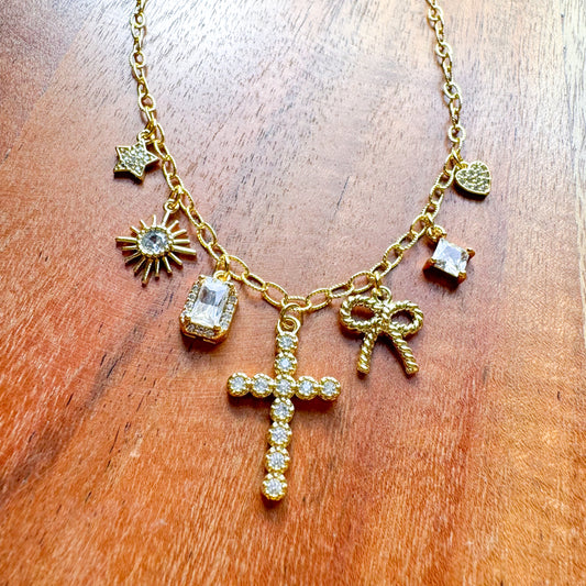 O’Lolly CZ Charm Necklace S7