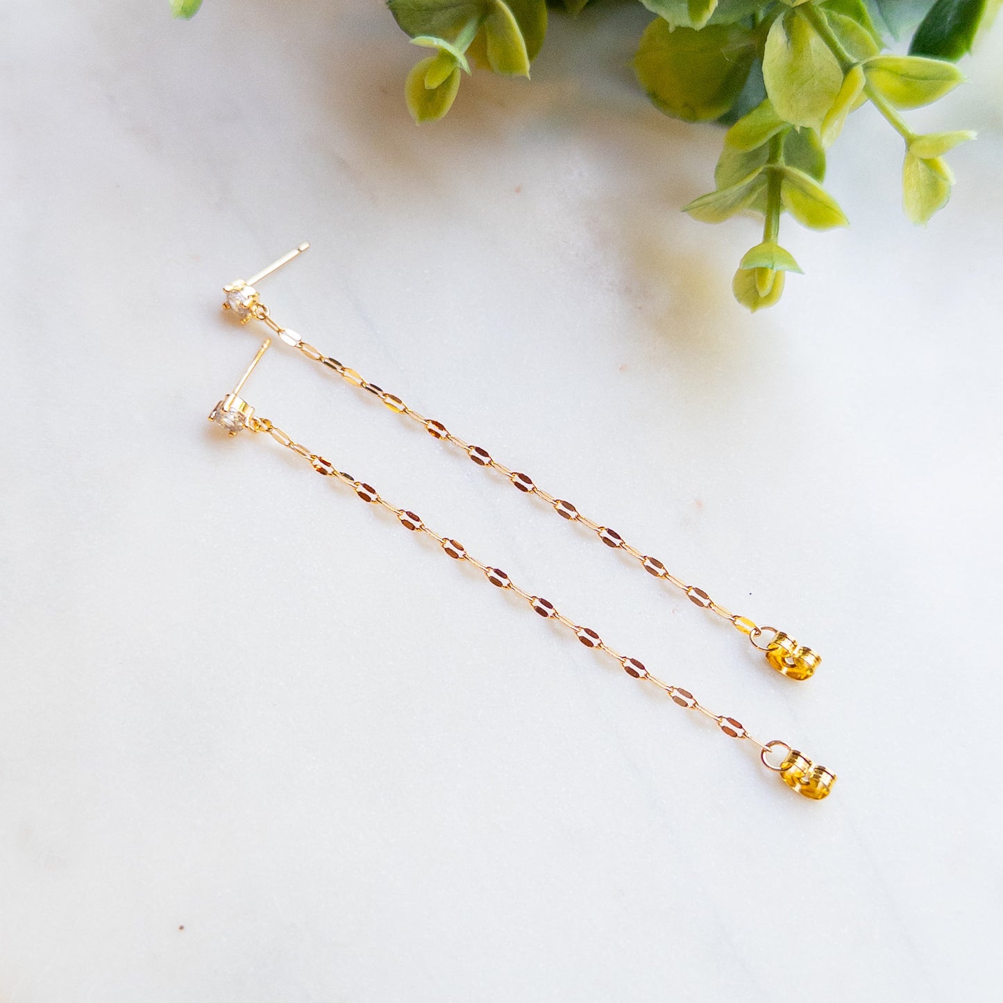 Everlight Gold Chain Earrings