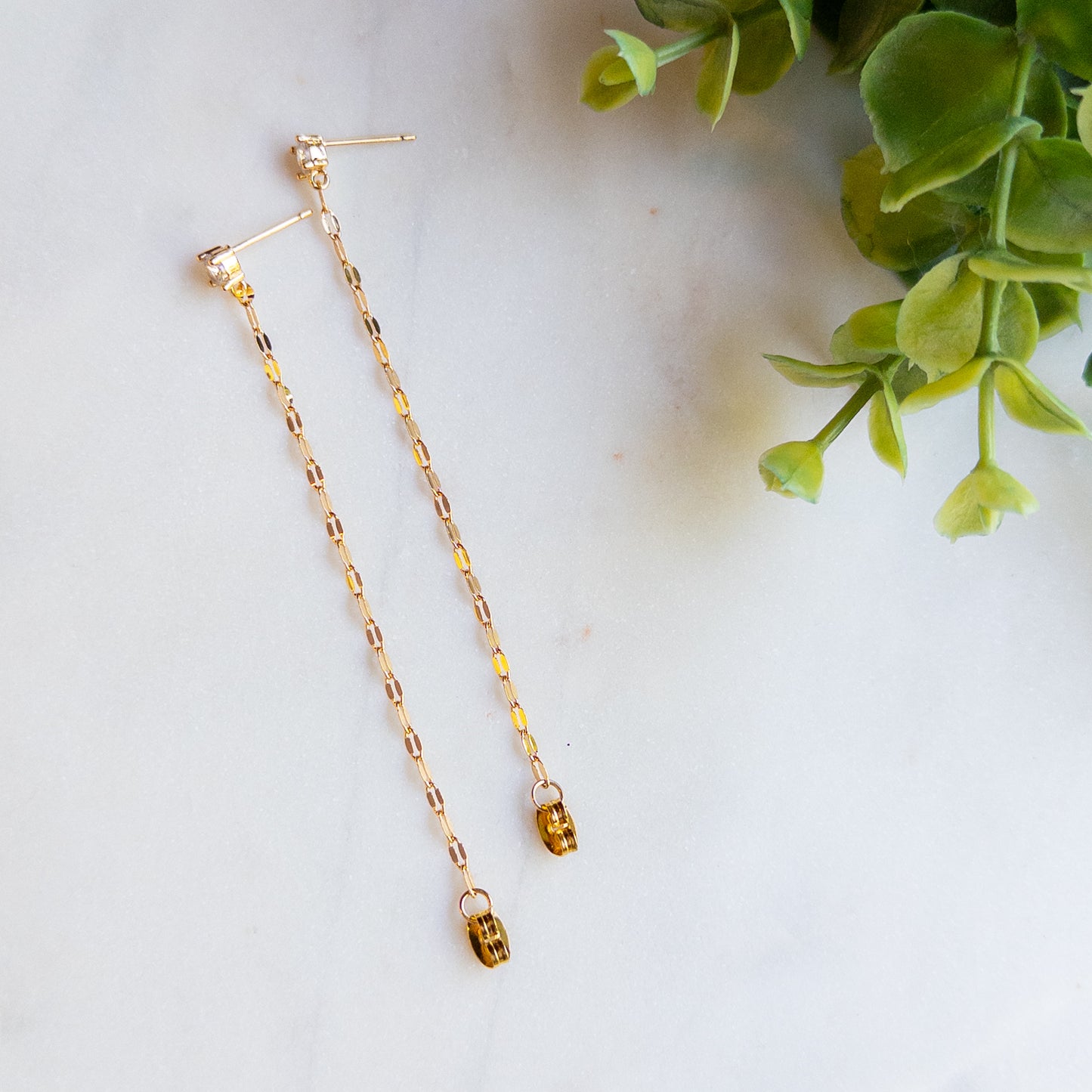 Everlight Gold Chain Earrings