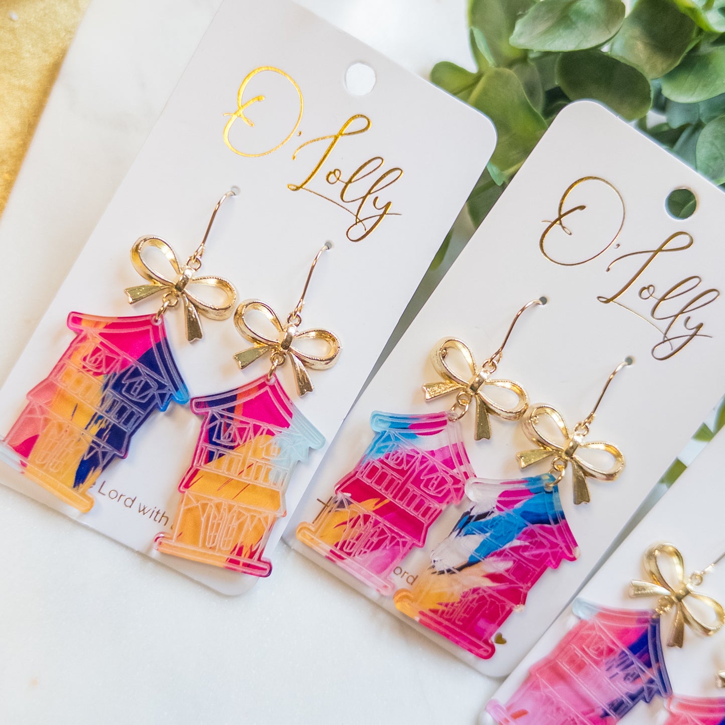 Neshoba Nights Cabin Earrings
