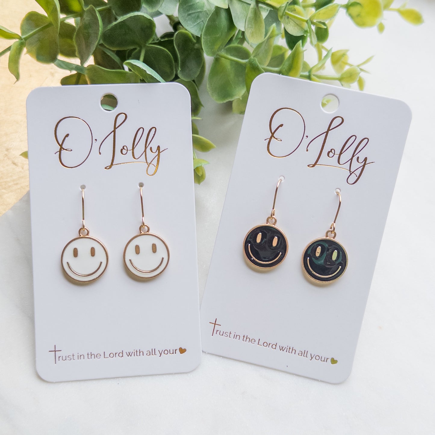 Big Smiley Earrings