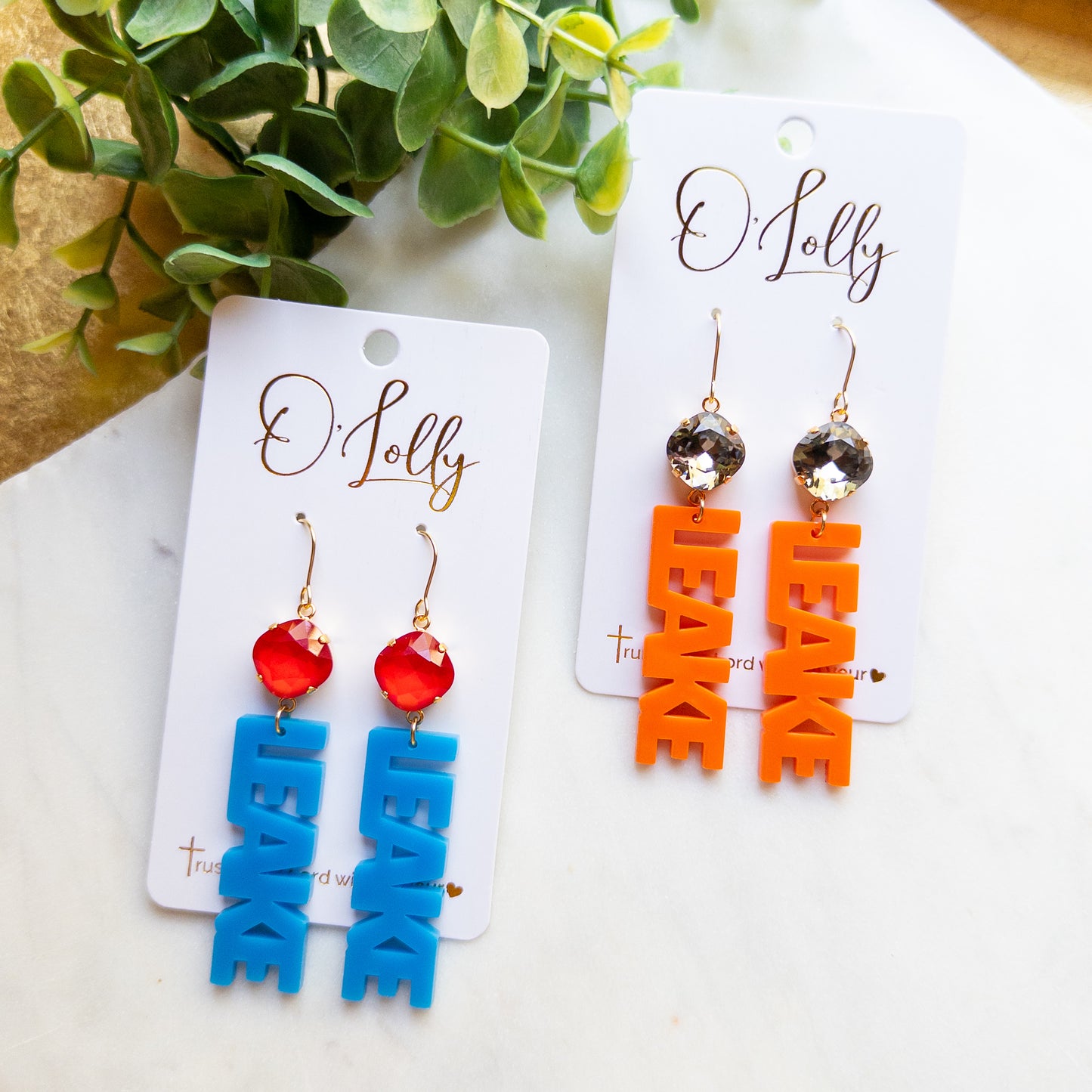 Hometown Game Day Statement Earrings | Leake Academy + Leake County
