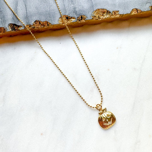 O’Lolly Halloween Necklace- Pumpkin