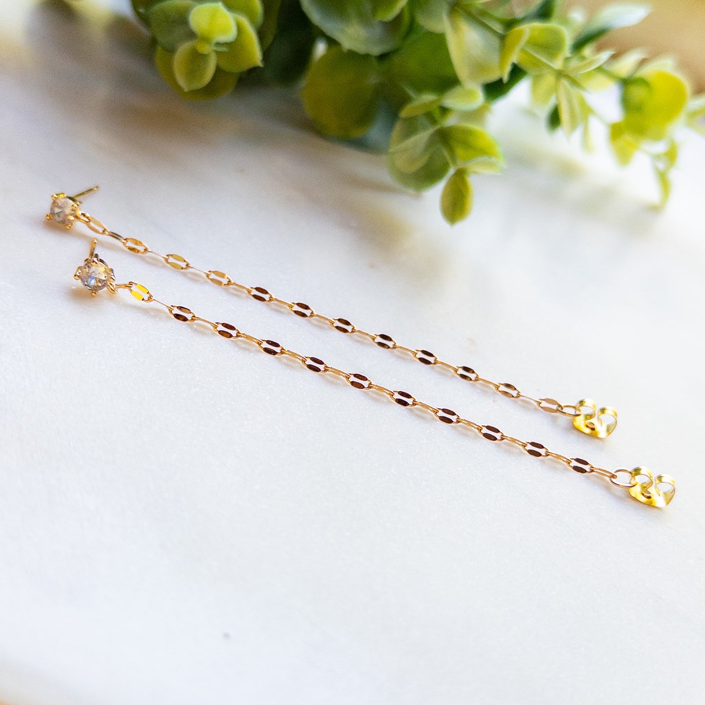 Everlight Gold Chain Earrings
