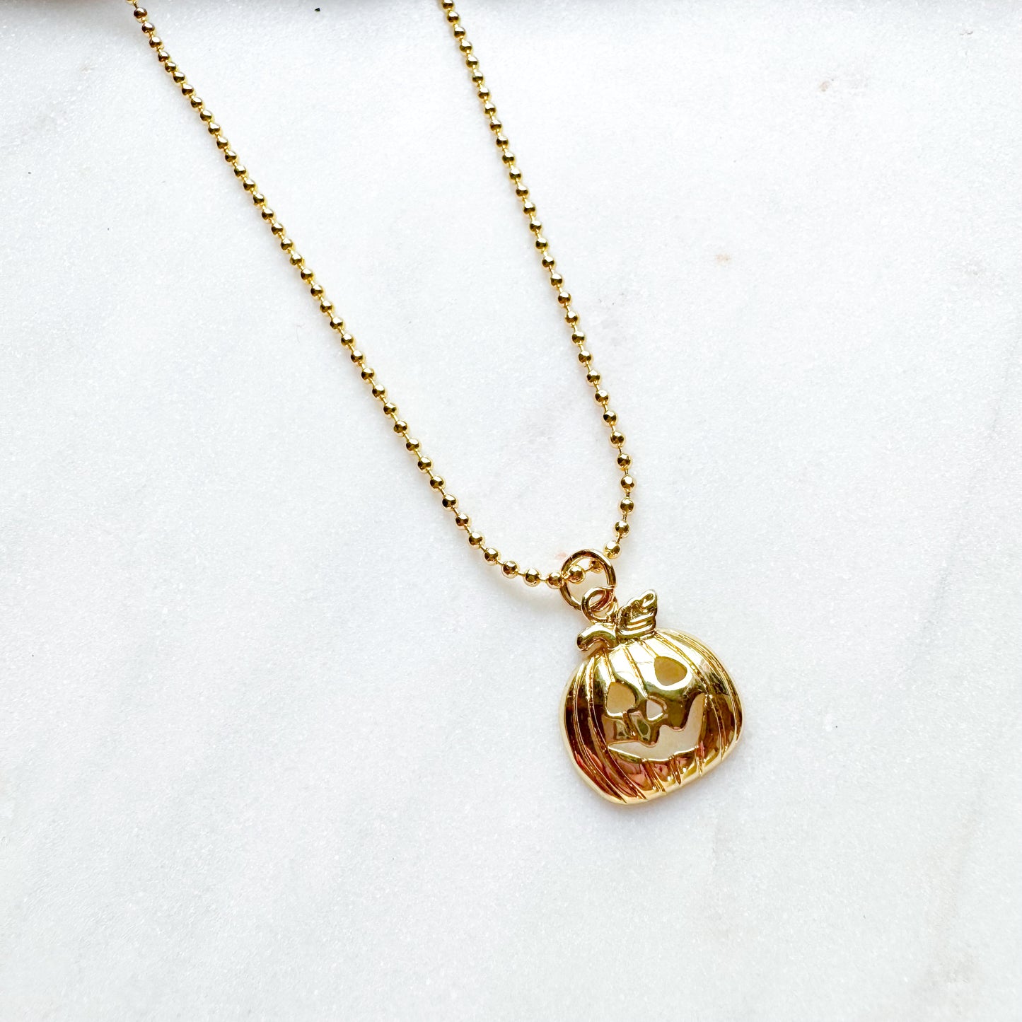 O’Lolly Halloween Necklace- Pumpkin