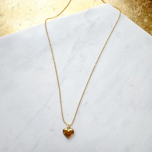 Gold Heart Necklace