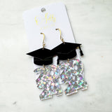 O’Lolly “Graduate” Earrings - Graduation Hat w/2024 Acrylic